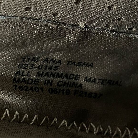 A.N.A. Tasha Zip Peep Toe Heeled Ankle Boots Size 11 - Picture 9 of 9